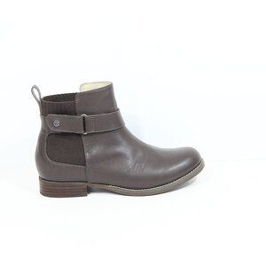 Spenco Park Avenue Women Brown Leather Boots sz 9 Chelsea Bootie Comfort Shoes